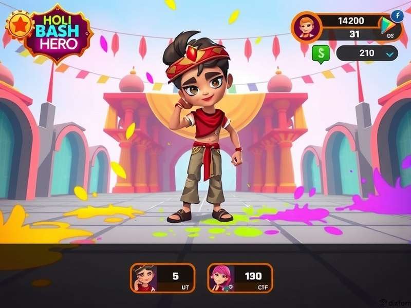 Holi Bash Hero community celebration event